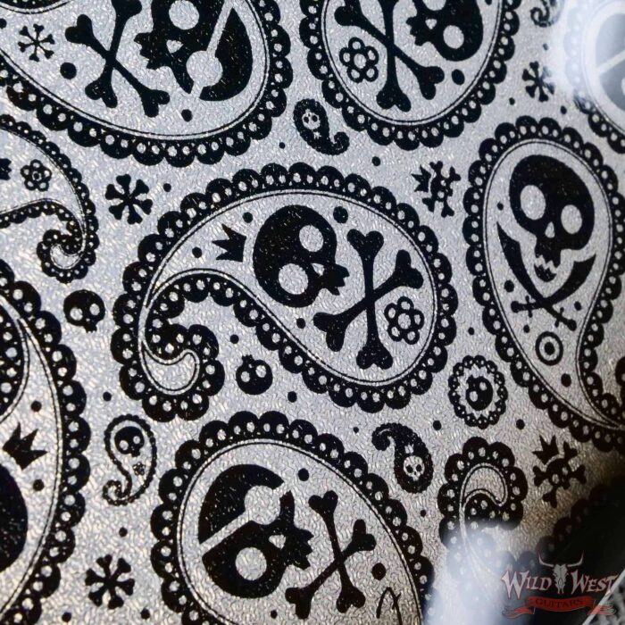 Fender Custom Shop Paul Waller Masterbuilt 1967 Telecaster Custom HH NOS Black Skull Paisley - Image 9