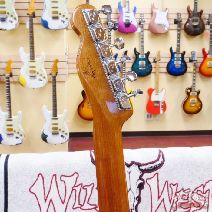 Fender Custom Shop Paul Waller Masterbuilt 1967 Telecaster Custom HH NOS Black Skull Paisley - Image 11