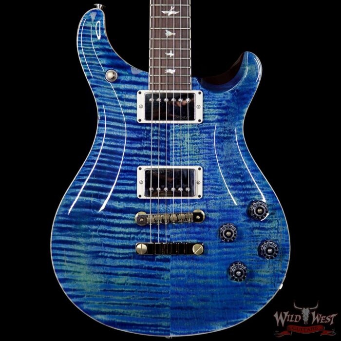 Paul Reed Smith PRS Flame Maple Top McCarty 594 Brazilian Rosewood Fretboard River Blue - Image 3