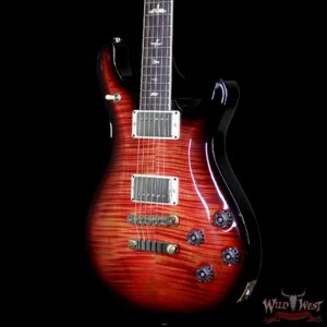 PRS Paul Reed Smith Flame Maple 10 Top McCarty 594 Rosewood Fretboard Blood Orange Smokeburst - Image 2