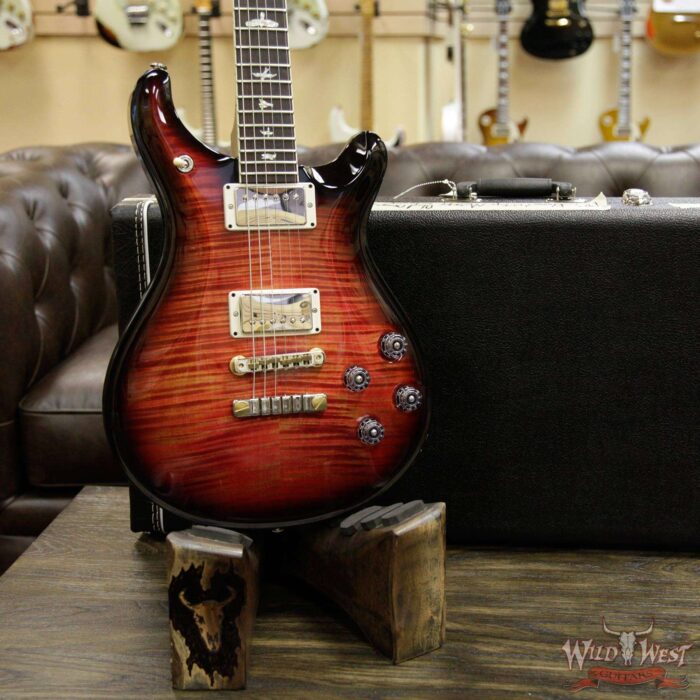 PRS Paul Reed Smith Flame Maple 10 Top McCarty 594 Rosewood Fretboard Blood Orange Smokeburst - Image 13