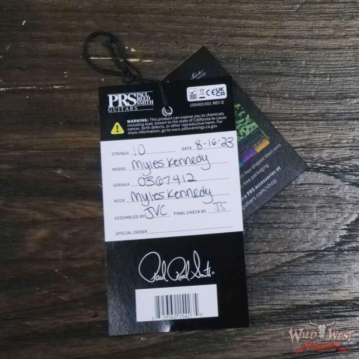 Paul Reed Smith PRS Bolt-On Series Myles Kennedy Signature Model Black - Image 12