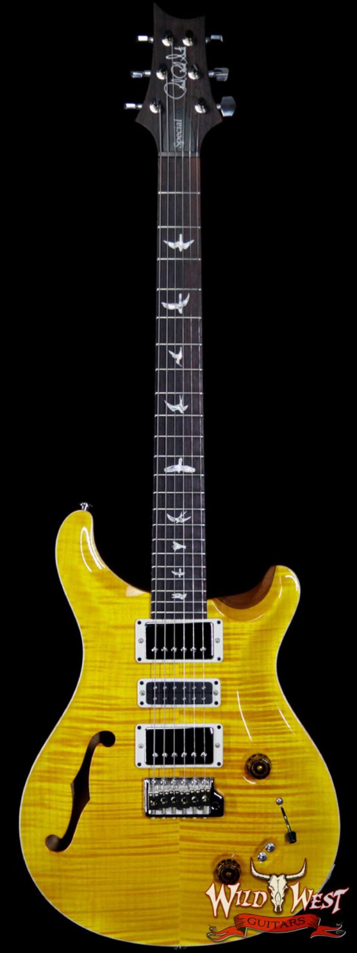 Paul Reed Smith PRS Limited Edition Special 22 Semi-Hollow Rosewood Fingerboard Santana Yellow - Image 1