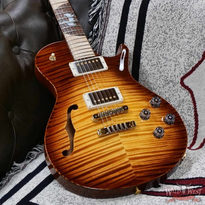 Paul Reed Smith PRS Private Stock #11878 McCarty 594 Singlecut Semi-Hollow Winter Egrets Inlays 6.90 LBS - Image 9