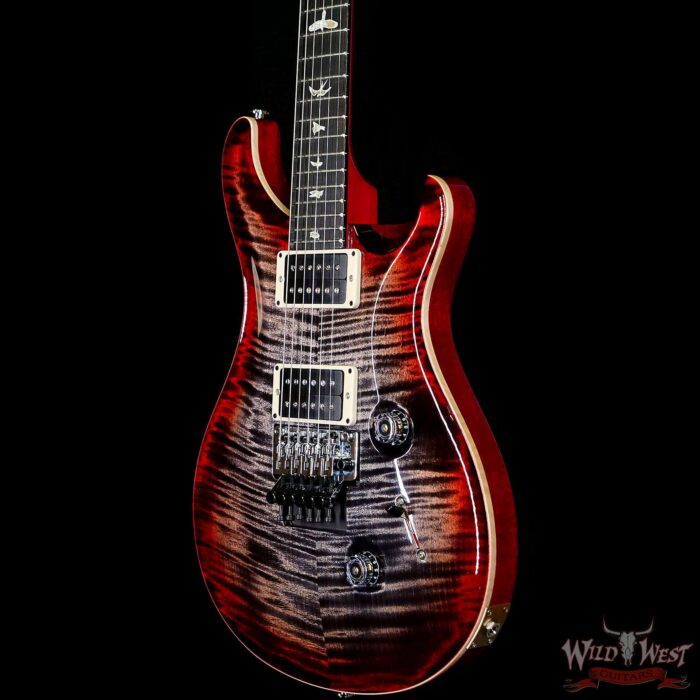 Paul Reed Smith PRS Custom 24 Floyd Rose m/ Metal Pickups Ebony Fingerboard Charcoal Cherry Burst - Image 2