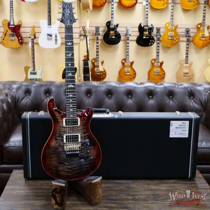 Paul Reed Smith PRS Custom 24 Floyd Rose m/ Metal Pickups Ebony Fingerboard Charcoal Cherry Burst - Image 5