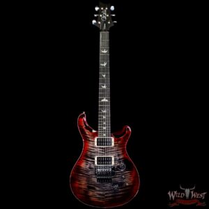 Paul Reed Smith PRS Custom 24 Floyd Rose m/ Metal Pickups Ebony Fingerboard Charcoal Cherry Burst - Image 3