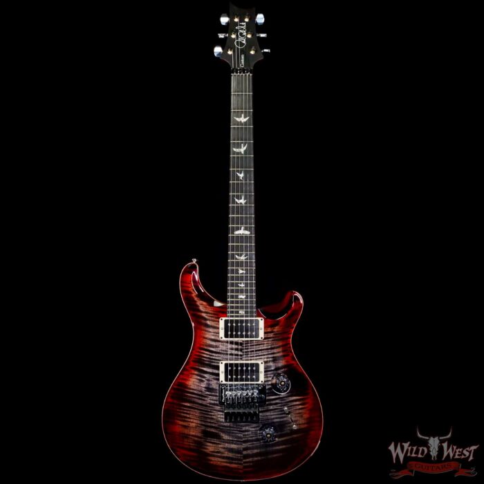 Paul Reed Smith PRS Custom 24 Floyd Rose m/ Metal Pickups Ebony Fingerboard Charcoal Cherry Burst - Image 3