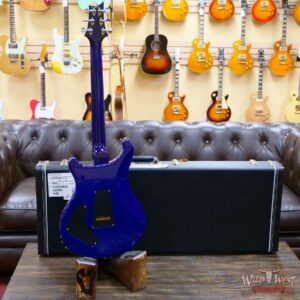 Paul Reed Smith PRS Core Model Flame Maple Top Custom 22 Piezo Rosewood Board Blue Crab Blue Burst - Image 8