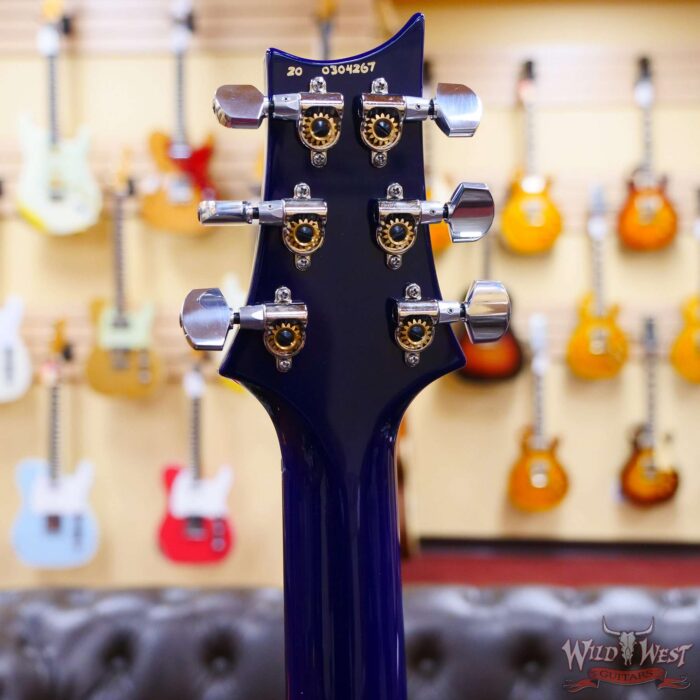 Paul Reed Smith PRS Core Model Flame Maple Top Custom 22 Piezo Rosewood Board Blue Crab Blue Burst - Image 9