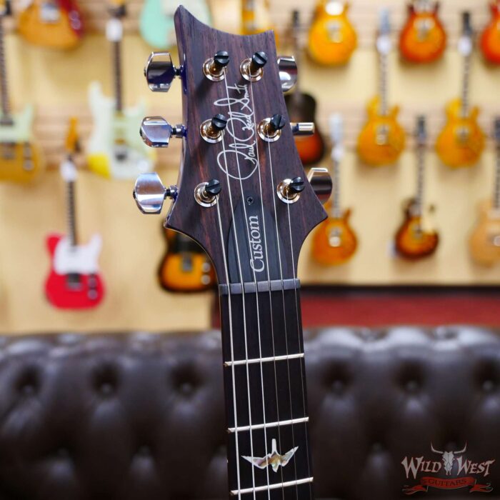 Paul Reed Smith PRS Core Model Flame Maple Top Custom 22 Piezo Rosewood Board Blue Crab Blue Burst - Image 6