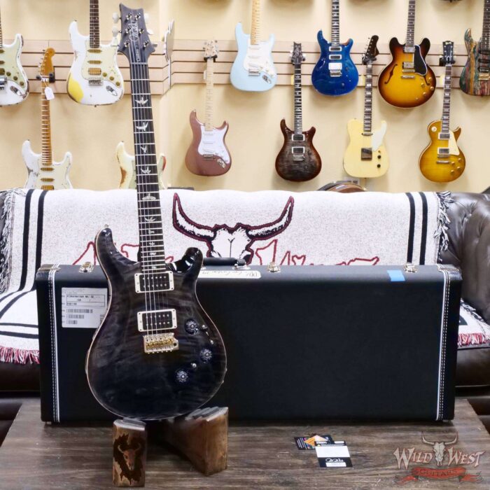 Paul Reed Smith PRS Core Series Custom 24 Piezo Rosewood Fingerboard Gray Black 7.65 LBS - Image 5