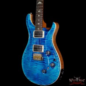Paul Reed Smith PRS Core Model Custom 24 Piezo P24 Flame Maple Top Indian Rosewood Fingerboard Blue Matteo - Image 2