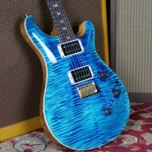 Paul Reed Smith PRS Core Model Custom 24 Piezo P24 Flame Maple Top Indian Rosewood Fingerboard Blue Matteo - Image 8