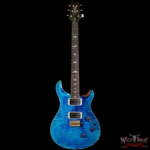Paul Reed Smith PRS Core Model Custom 24 Piezo P24 Flame Maple Top Indian Rosewood Fingerboard Blue Matteo - Image 3