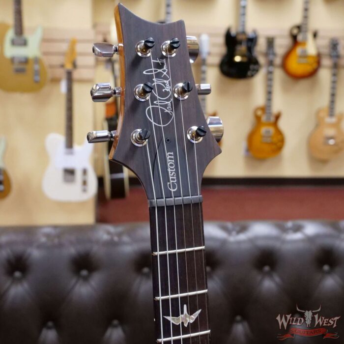 Paul Reed Smith PRS Core Model Custom 24 Piezo P24 Flame Maple Top Indian Rosewood Fingerboard Blue Matteo - Image 7
