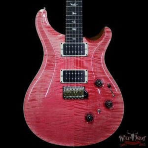 Paul Reed Smith PRS Custom 24 Piezo P24 Flame Maple Top Rosewood Fingerboard Bonnie Pink - Image 3