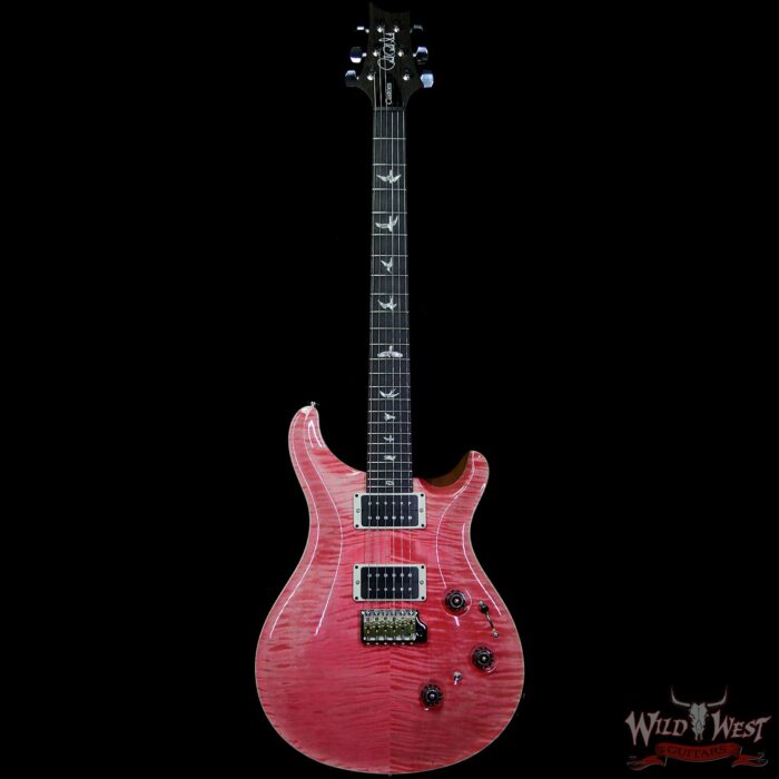 Paul Reed Smith PRS Custom 24 Piezo P24 Flame Maple Top Rosewood Fingerboard Bonnie Pink - Image 4