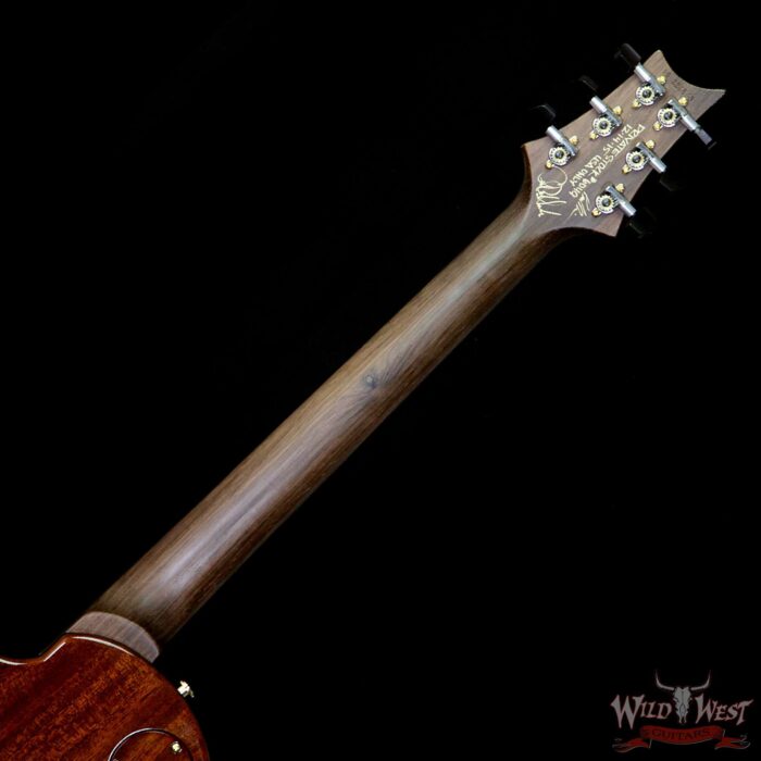 PRS Private Stock 6049 Singlecut Tremolo Brazilian Rosewood Neck Ebony Board Tiger Eye Smoked Burst - Image 11