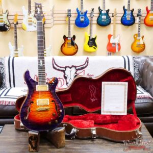 Paul Reed Smith PRS Private Stock # 10308 Quilt Top McCarty 594 Hollowbody II Piezo Brazilian Rosewood Fingerboard Indian Ocean Sunset - Image 6