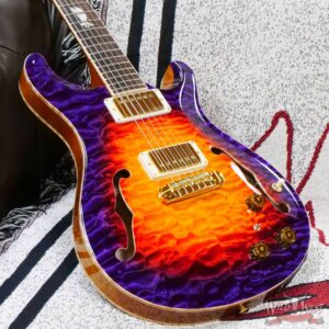 Paul Reed Smith PRS Private Stock # 10308 Quilt Top McCarty 594 Hollowbody II Piezo Brazilian Rosewood Fingerboard Indian Ocean Sunset - Image 9