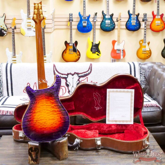 Paul Reed Smith PRS Private Stock # 10308 Quilt Top McCarty 594 Hollowbody II Piezo Brazilian Rosewood Fingerboard Indian Ocean Sunset - Image 10