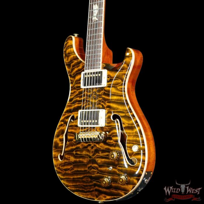 Preowned 2023 Paul Reed Smith PRS Private Stock # 10382 McCarty 594 Hollowbody I Piezo Brazilian Rosewood Fingerboard Tiger Eye 5.40 LBS - Image 2