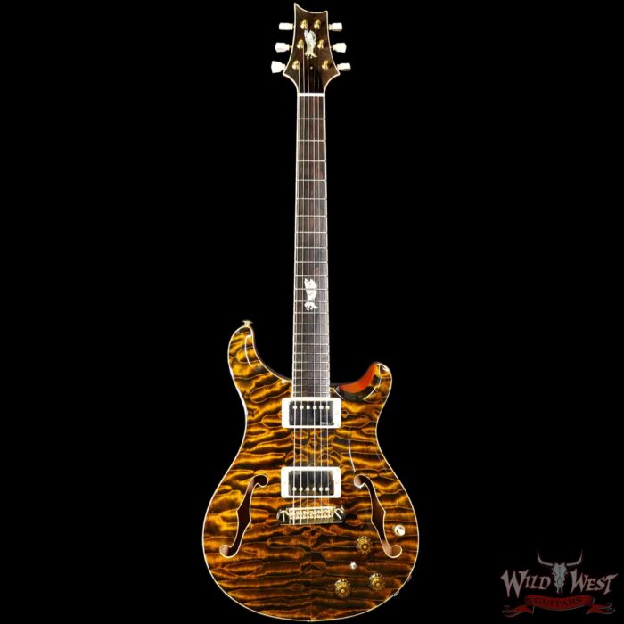 Preowned 2023 Paul Reed Smith PRS Private Stock # 10382 McCarty 594 Hollowbody I Piezo Brazilian Rosewood Fingerboard Tiger Eye 5.40 LBS - Image 3
