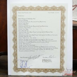 Preowned 2023 Paul Reed Smith PRS Private Stock # 10382 McCarty 594 Hollowbody I Piezo Brazilian Rosewood Fingerboard Tiger Eye 5.40 LBS - Image 13