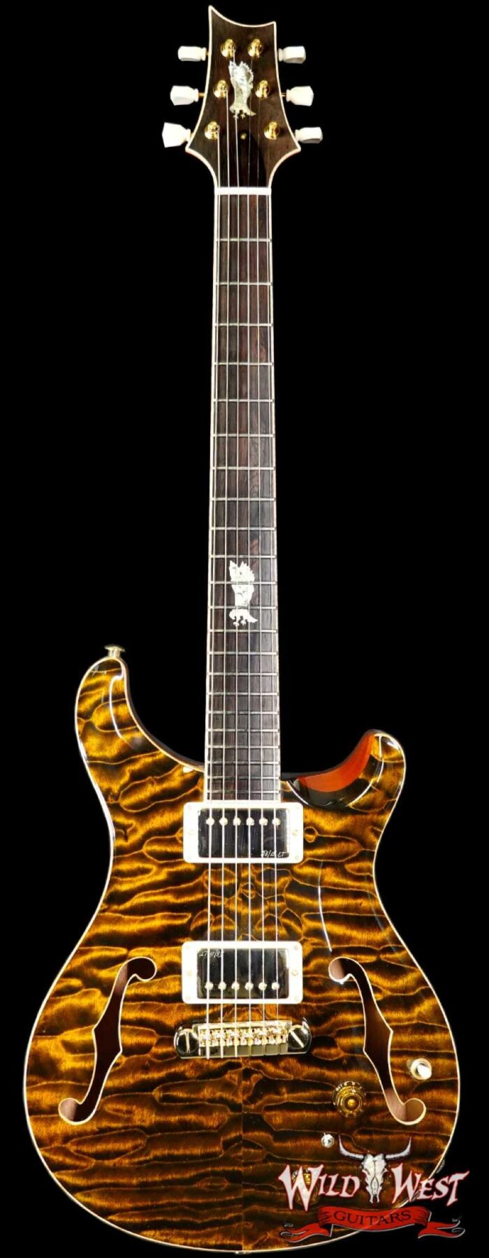 Preowned 2023 Paul Reed Smith PRS Private Stock # 10382 McCarty 594 Hollowbody I Piezo Brazilian Rosewood Fingerboard Tiger Eye 5.40 LBS - Image 1