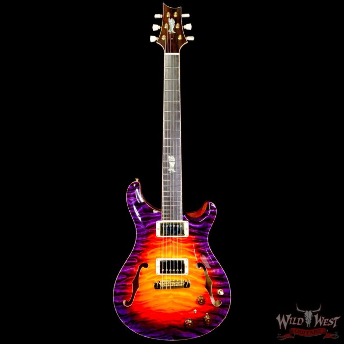 Paul Reed Smith PRS Private Stock # 10383 Quilt Top McCarty 594 Hollowbody II Piezo Brazilian Rosewood Fingerboard Indian Ocean Sunset - Image 3
