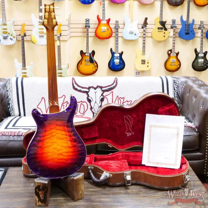 Paul Reed Smith PRS Private Stock # 10383 Quilt Top McCarty 594 Hollowbody II Piezo Brazilian Rosewood Fingerboard Indian Ocean Sunset - Image 10