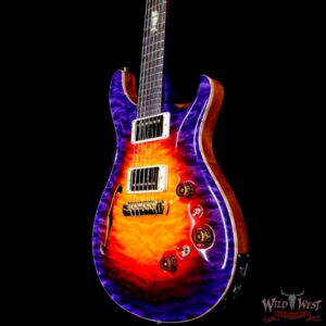 Paul Reed Smith PRS Private Stock # 10386 Quilt Top Custom 24 Piezo Semi-Hollow Stoptail Brazilian Rosewood Fingerboard Indian Ocean Sunset - Image 2