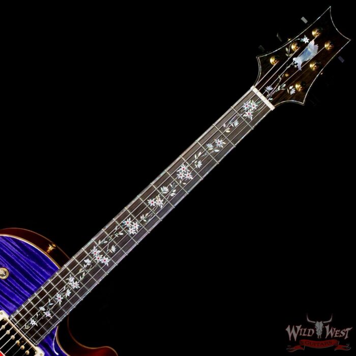 Paul Reed Smith PRS Private Stock # 11066 Singlecut Archtop II Brazilian Rosewood Fingerboard with Tree of Life Inlays Indian Ocean Sunset 5.65 LBS - Image 4