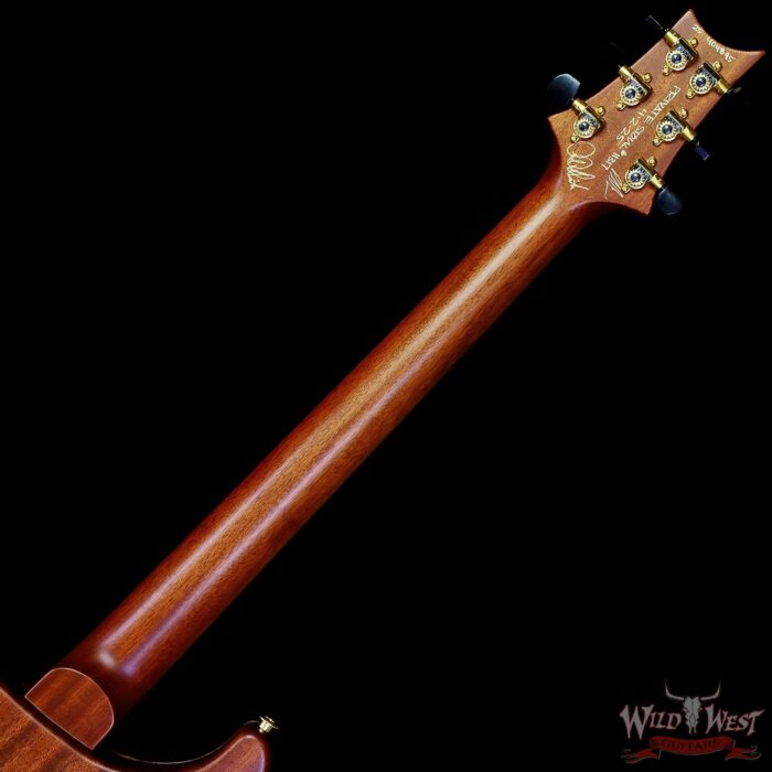Paul Reed Smith PRS Private Stock # 11317 Custom 24 Piezo Stoptail Maple Burl Top Madagascar Rosewood Fingerboard Bonnie Pink 7.80 lbs - Image 5