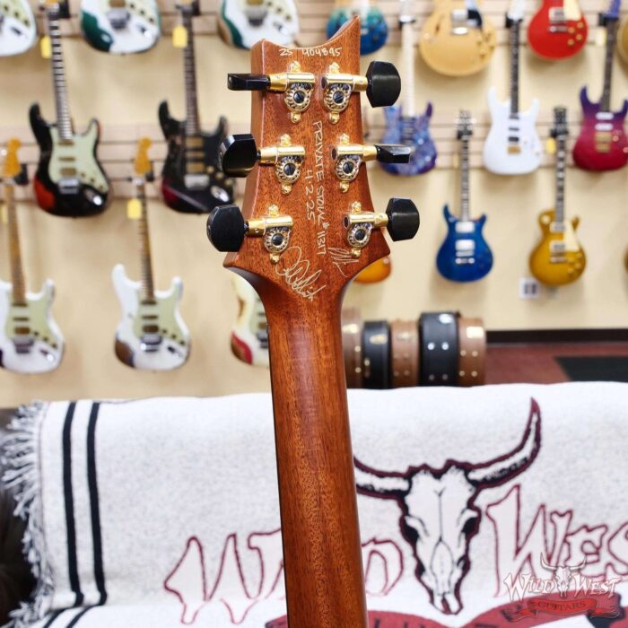 Paul Reed Smith PRS Private Stock # 11317 Custom 24 Piezo Stoptail Maple Burl Top Madagascar Rosewood Fingerboard Bonnie Pink 7.80 lbs - Image 11