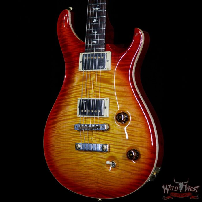 2010 PRS Private Stock #2708 Flame Top Custom 22 Vintage Cherry Burst with Paul Reed Smith Signed Back Plate - Image 2