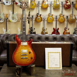 2010 PRS Private Stock #2708 Flame Top Custom 22 Vintage Cherry Burst with Paul Reed Smith Signed Back Plate - Image 12