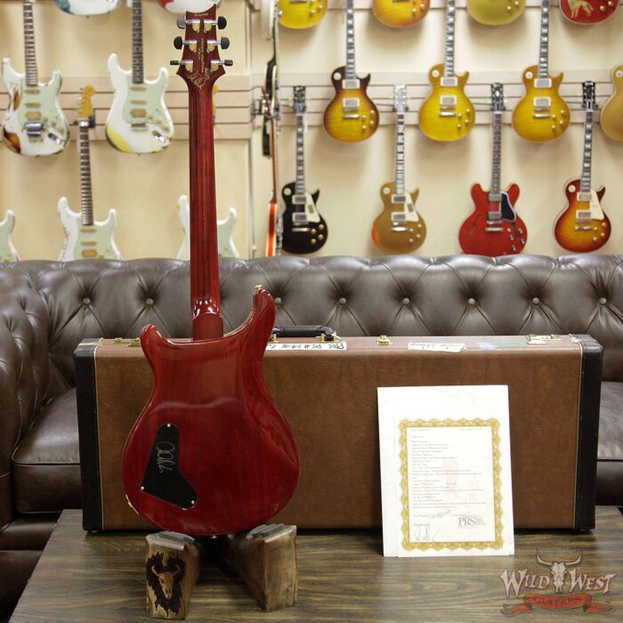2010 PRS Private Stock #2708 Flame Top Custom 22 Vintage Cherry Burst with Paul Reed Smith Signed Back Plate - Image 14