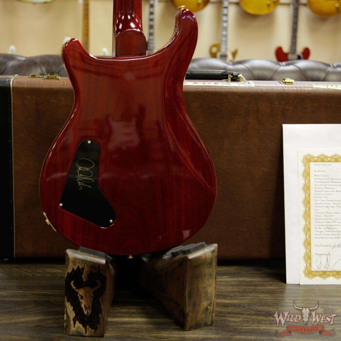 2010 PRS Private Stock #2708 Flame Top Custom 22 Vintage Cherry Burst with Paul Reed Smith Signed Back Plate - Image 15