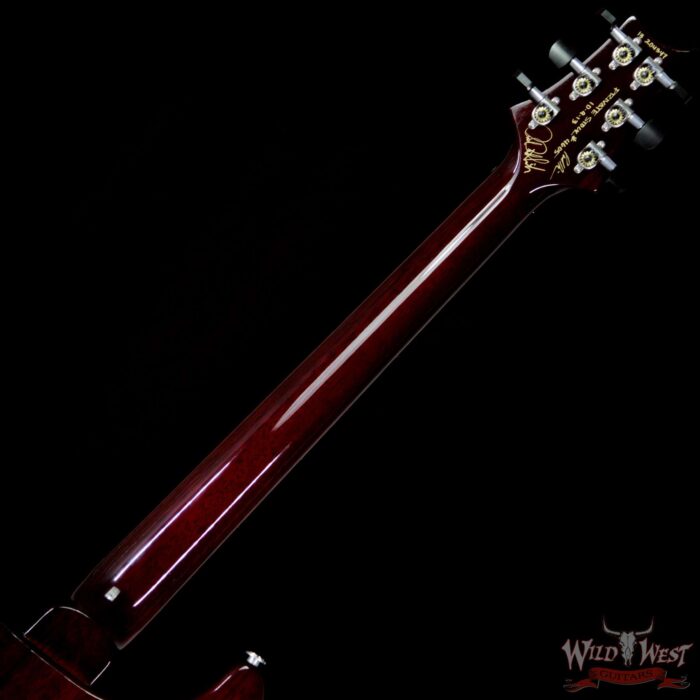 PRS PS4605 Private Stock “Vampire Floyd” Flame Custom 24 Ebony Fretboard Charcoal Purple Smoke Burst - Image 11