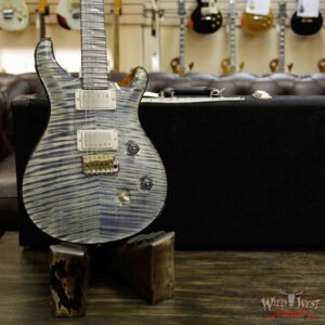PRS Private Stock PS6151 Flame Custom 24 Stained Flame Maple Neck and Fretboard Triple Faded Indigo - Image 13