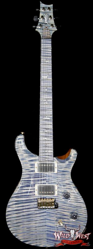PRS Private Stock PS6151 Flame Custom 24 Stained Flame Maple Neck and Fretboard Triple Faded Indigo