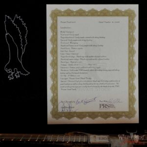 PRS Private Stock 6153 Custom 24 Flame Maple Top Neck & Fretboard Charcoal - Image 14