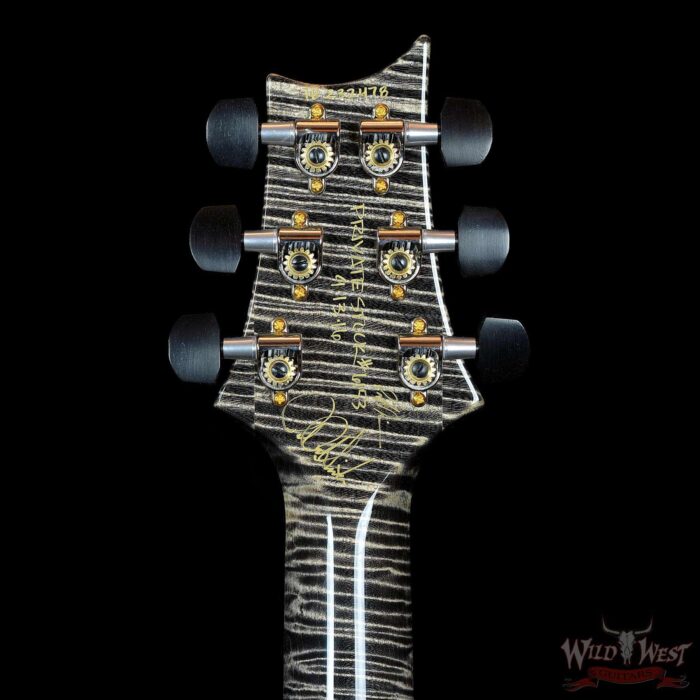 PRS Private Stock 6153 Custom 24 Flame Maple Top Neck & Fretboard Charcoal - Image 12