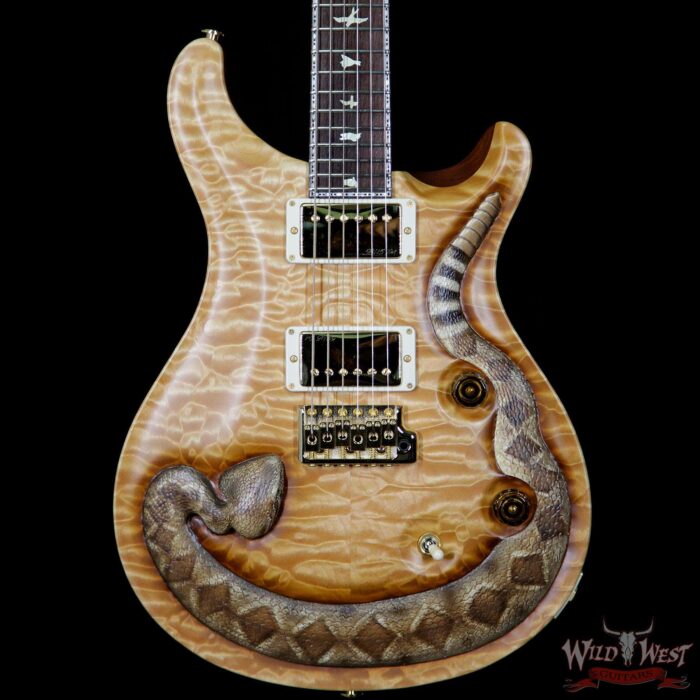PRS Private Stock PS6691 Wild West Snake Custom 24 LTD #1 of 6 Quilt Top Rosewood Board and Neck - Image 3
