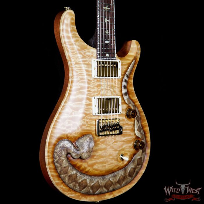 PRS Private Stock PS6691 Wild West Snake Custom 24 LTD #1 of 6 Quilt Top Rosewood Board and Neck - Image 4