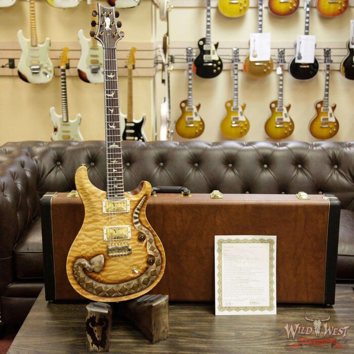 PRS Private Stock PS6691 Wild West Snake Custom 24 LTD #1 of 6 Quilt Top Rosewood Board and Neck - Image 15