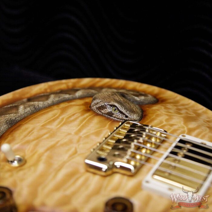 PRS Private Stock PS6691 Wild West Snake Custom 24 LTD #1 of 6 Quilt Top Rosewood Board and Neck - Image 12