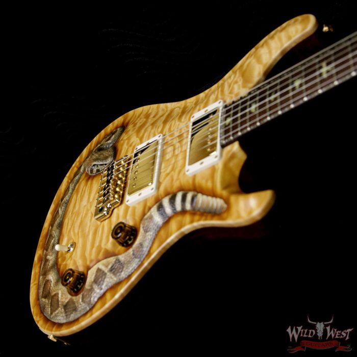 PRS Private Stock PS6691 Wild West Snake Custom 24 LTD #1 of 6 Quilt Top Rosewood Board and Neck - Image 13